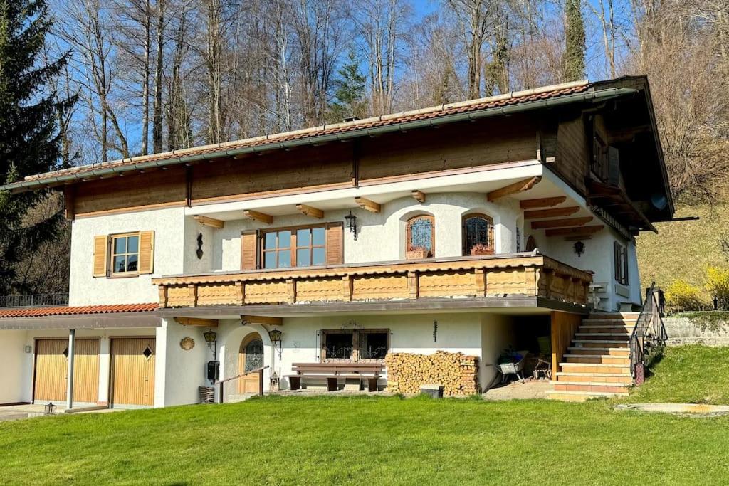 Romantisches Alpenchalet - Mit Sauna Und Kamin - Ruhig Und Zentral Bad Tölz Exteriör bild